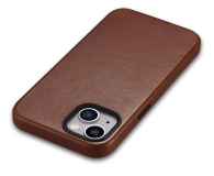iCarer Premium Leather Case Oil Wax do iPhone 14 Plus(MagSafe) brąz - 1201137 - zdjęcie 4