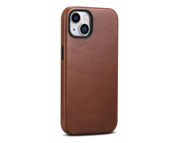 iCarer Premium Leather Case Oil Wax do iPhone 14 Plus(MagSafe) brąz - 1201137 - zdjęcie 3