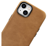 iCarer Premium Leather Case Oil Wax do iPhone 14 Plus MagSafe) brąz - 1201107 - zdjęcie 4