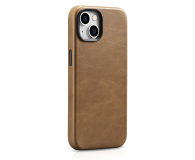iCarer Premium Leather Case Oil Wax do iPhone 14 Plus MagSafe) brąz - 1201107 - zdjęcie 7