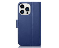 iCarer Wallet Case do iPhone 14 Pro (anti-RFID) niebieski - 1201180 - zdjęcie 2