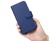 iCarer Wallet Case do iPhone 14 Pro (anti-RFID) niebieski - 1201180 - zdjęcie 9
