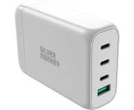 Silver Monkey Ładowarka GaN 130W USB-C PD + USB 3.0 QC W - 1097685 - zdjęcie 3