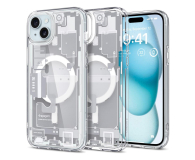 Etui / obudowa na smartfona Spigen Ultra Hybrid Mag Magsafe do iPhone 15 Plus zero one white