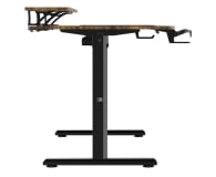 Ultradesk HIGHLANDER XXL Elektryczna regulacja Brązowe - 1287985 - zdjęcie 3
