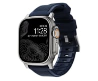 Nomad Rugged Strap Apple Watch 49/45/44/42mm atlantic blue/silver - 1258628 - zdjęcie 1