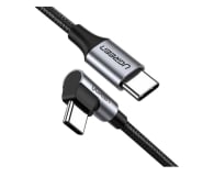 UGREEN US255 Kabel USB-C do USB-C kątowy 3A 60W 0.5m - 1257633 - zdjęcie 1