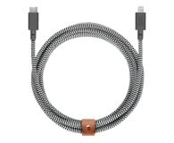 Native Union Belt Cable XL USB-C – Lightning 3m zebra - 1275956 - zdjęcie 1