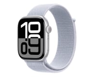 Apple Watch 10 46/Srebrne Aluminum/Opaska Błękitny Obłok LTE - 1278183 - zdjęcie 1