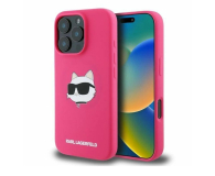 Karl Lagerfeld Silicone Choupette Head Print do iPhone 16 Pro Max fuksja - 1278261 - zdjęcie 1