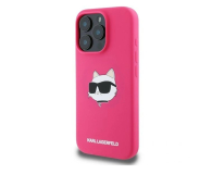 Karl Lagerfeld Silicone Choupette Head Print do iPhone 16 Pro Max fuksja - 1278261 - zdjęcie 2