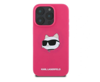 Karl Lagerfeld Silicone Choupette Head Print do iPhone 16 Pro Max fuksja - 1278261 - zdjęcie 3