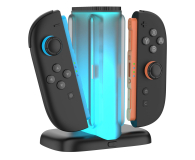 YAXO Joy-Con QUAD CHARGE DOCK do NS2 Techno Black - 1373151 - zdjęcie 3