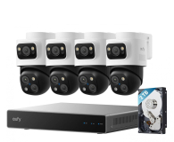 Eufy Zestaw 4 kamer PoE S4 Max Biały + rejestrator eufy NVR S4 - 1505200 - zdjęcie 1