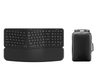 Silver Monkey Ergonomic 70 Wireless Keyboard + Business Backpack 15,6" - 1540591 - zdjęcie 1