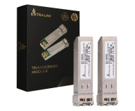 ExtraLink SFP+ 10G 2-pack+ LC/UPC 10km jednomodowy (do HP/Aruba) - 1543002 - zdjęcie 2