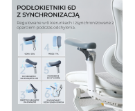 Sihoo DORO C300 Pro Mesh biały - 1542249 - zdjęcie 8