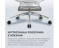 Sihoo DORO C300 Pro Mesh biały - 1542249 - zdjęcie 15