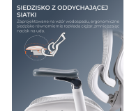 Sihoo DORO C300 Pro Mesh biały - 1542249 - zdjęcie 13