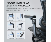 Sihoo DORO C300 Pro Mesh czarny - 1542248 - zdjęcie 8
