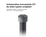 JMGO Stojak podłogowy do modeli Full HD 1/4" - 1544235 - zdjęcie 4