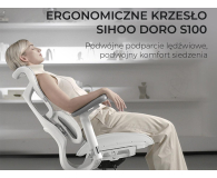 Sihoo DORO S100 Mesh biały - 1542251 - zdjęcie 4