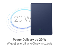 Silver Monkey Smart 5 000 mAh MagSafe UltraSlim 3w1 Głębinowy błękit - 1487254 - zdjęcie 6