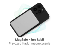 Silver Monkey Smart 5 000 mAh MagSafe UltraSlim 3w1 Biały obłok - 1487255 - zdjęcie 5