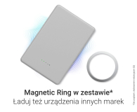 Silver Monkey Smart 5 000 mAh MagSafe UltraSlim 3w1 Biały obłok - 1487255 - zdjęcie 8