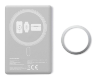Silver Monkey Smart 5 000 mAh MagSafe UltraSlim 3w1 Biały obłok - 1487255 - zdjęcie 1