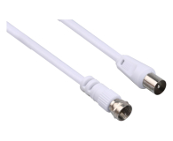TechniSat Kabel antenowy IEC-F 3m biały - 1286663 - zdjęcie 2
