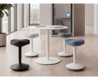 Jan Nowak Stołek balansujący White-Dark Grey - 1550720 - zdjęcie 4