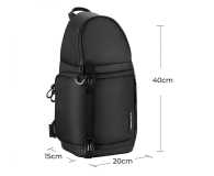 K&F Concept Beta Messenger 10 l - czarny - 1550437 - zdjęcie 4