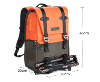 K&F Concept Urban Wander 20 l - pomarańczowy - 1550453 - zdjęcie 4