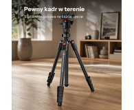 K&F Concept K234A0 z głowicą kulową BH-28L i uchwytem na telefon - 1550356 - zdjęcie 4