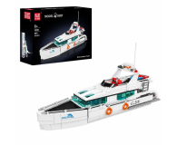 Mould King Klocki konstrukcyjne Jacht White Dolphin 857 el. zestaw 1021 - 1551608 - zdjęcie 1