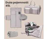 ExtraLink Black Forest by KM05 Torba Podróżna rozkładana + kosmetyczka - 1570054 - zdjęcie 2