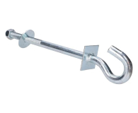 ExtraLink Śruba hakowa do wieszania uchwytów odciągowych 16/250mm - 1544087 - zdjęcie 1