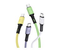 USAMS Kabel U52 microUSB 2A Fast Charge 1m żółty - 1569120 - zdjęcie 3