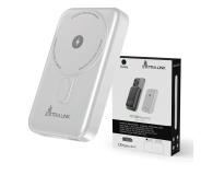 Powerbank ExtraLink MAGSAFE 10000MAH 38.5WH PD20W+15W USB-C USB-A BIAŁY