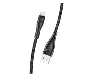 USAMS Kabel pleciony lightning 1m 2A czarny - 1569150 - zdjęcie 1