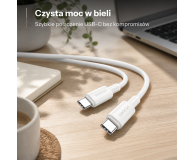 USAMS Kabel U90 60W USB-C do USB-C biały - 1569159 - zdjęcie 2