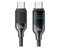 USAMS Kabel USB-C na USB-C 100W 1,2m czarny - 1569147 - zdjęcie 1