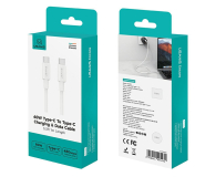 USAMS Kabel U90 60W USB-C do USB-C biały - 1569159 - zdjęcie 4