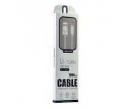 USAMS Kabel U-Turn lightning 1mbiały 2A - 1569161 - zdjęcie 3