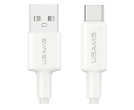 Kabel USB USAMS Kabek U90 3A USB-A do USB-C biały