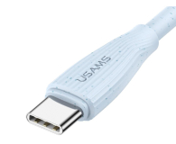 USAMS Kabel Green Series SJ714 18W 3A USB-A do USB-C 1m biały - 1569017 - zdjęcie 2