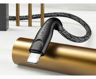 USAMS Kabel pleciony U41 lightning 1m 2A czerwony Fast Charge - 1569016 - zdjęcie 4