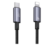 USAMS Kabel USB-C na Lightning 30W 0,25mFast Charging stalowy - 1569014 - zdjęcie 1