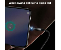 USAMS Kabel pleciony obrotowy U60 2A microUSB czarny - 1569082 - zdjęcie 8